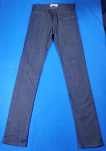 Naked & Famous Men's Jeans Size 28 Black x Grey Stretch Selvedge Denim NEW - Picture 1 of 20