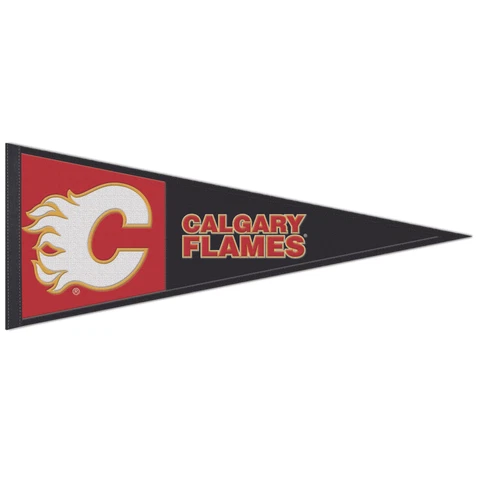 WinCraft Calgary Flames 13" x 32" Wool Primary Logo Pennant Cover