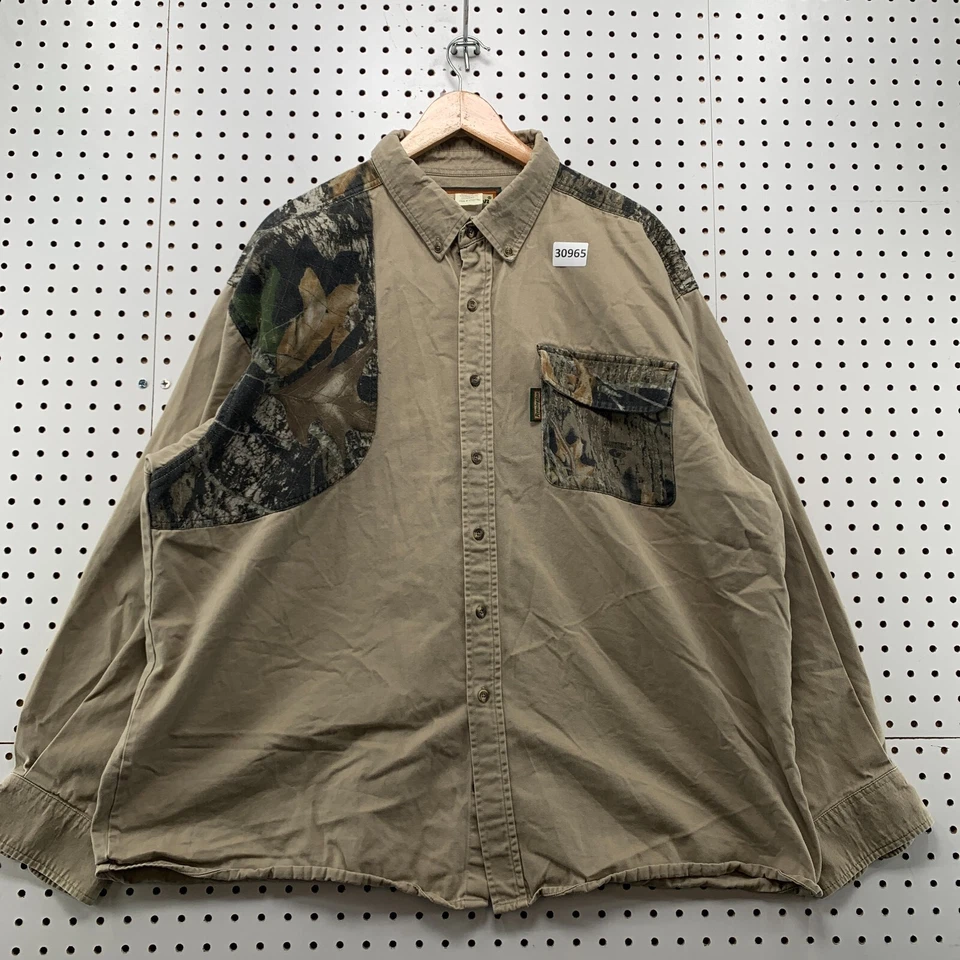 Camisa DE COLECCIÓN Para Hombres Gama Remington 2XL Caza Tiro LS Beige Camuflaje 28.5X29.5 Foto 1 de 4