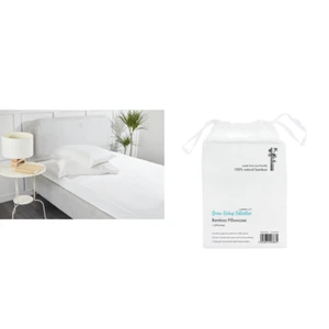 100% Bamboo Pillow Case HL003 - White Pillow Case - Picture 1 of 6