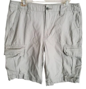 Old Navy Mens Cargo Shorts Size 32 Beige Tan Hiking Outdoors Utility Pockets - Picture 1 of 10