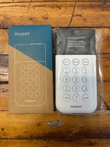 Simplisafe Keypad KP3W Home Security System White New - Picture 1 of 10