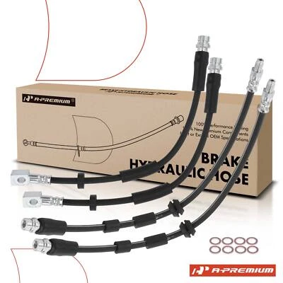 Тормозной гидравлический шланг передний и задний для Jaguar X-Type 2002-2008 2,5 л V6 3,0 л 4 шт. - Изображение 1 из 4