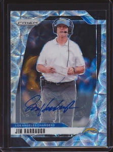 2024 PANINI PRIZM JIM HARBAUGH #163 SCOPE PRIZM AUTO AUTOGRAPH 17/25! - Picture 1 of 2