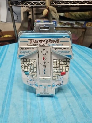 Rare Nyko Wii Type Pad Pro Keyboard Grip For Wii Controller 2009  - Image 1 of 4