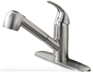 HOTIS MODERN HOME  KITCHEN FAUCET  Pull Out Single Handle Kitchen Sink Faucet - Picture 1 of 12