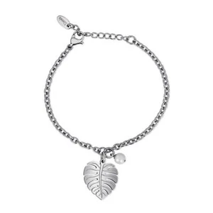 Bracciale Donna 2 JEWELS 232012 in Acciaio con Foglia e Perlina - Foto 1 di 3