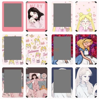 Kawaii Style Cartoon Girl Vinyl Skin Decals for Kindle Paperwhite 5 11th Gen - Image 1 of 4