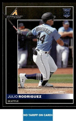 2022 Panini Chronicles Pinnacle Julio Rodriguez Seattle Mariners #12 - Image 1 of 2