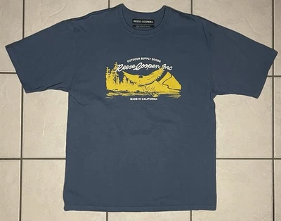 Reese Cooper - Printed Heavy Cotton T-Shirt - Made In California - Size Medium Foto 1 de 4