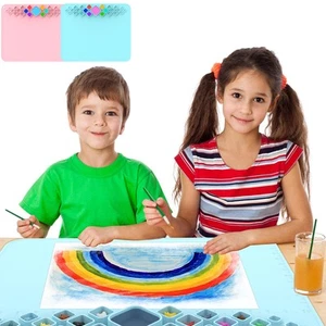 Silicone Craft Mat Silicone Painting Sheet with Palette Inch Scale qiTcJ - Picture 1 of 18