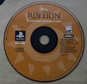 DISNEY LE ROI LION LA FORMIDABLE AVENTURE DE SIMBA SONY PLAYSTATION 1 PS1 LOOSE - Photo 1/2