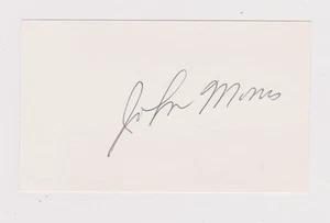 John Morris - Signed 3x5 - Debut 1986 - Cardinals - Picture 1 of 1