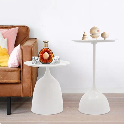 Round Side Table End Table Set Sofa & Console Table Pedestal Bar Coffee Tables - Image 1 of 4
