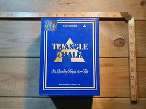 131 x Dreieck Kreide Würfel Pool Snooker Billard blau Illiniois Chicago USA - Bild 1 von 3