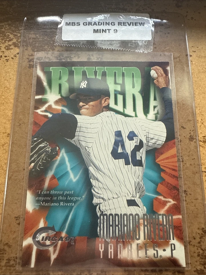 1997 Skybox Circa Mariano Rivera #3 New York Yankees MBS Graded 9 Mint Card HOF - Image 1 of 1
