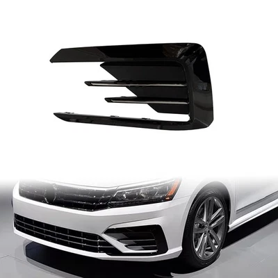 Front Left Side For 2016-2019 Volkswagen VW Passat R-Line Fog Lamp Cover Grille Foto 1 de 4