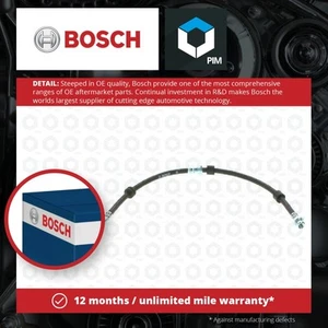 Brake Hose fits MITSUBISHI ASX GA 2.2D Front Left 13 to 18 4N14 Hydraulic Bosch - Picture 1 of 5