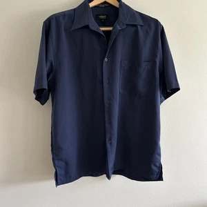 Giorginni Men’s Short Sleeve Navy Shirt SZ L NWOT - Picture 1 of 11