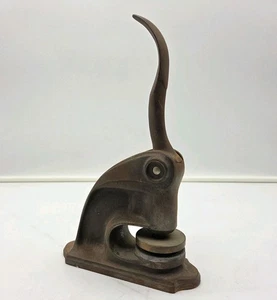 Corporate Cast Iron Seal Embosser - Central Chevrolet Co. Grand Island Nebraska - Bild 1 von 6