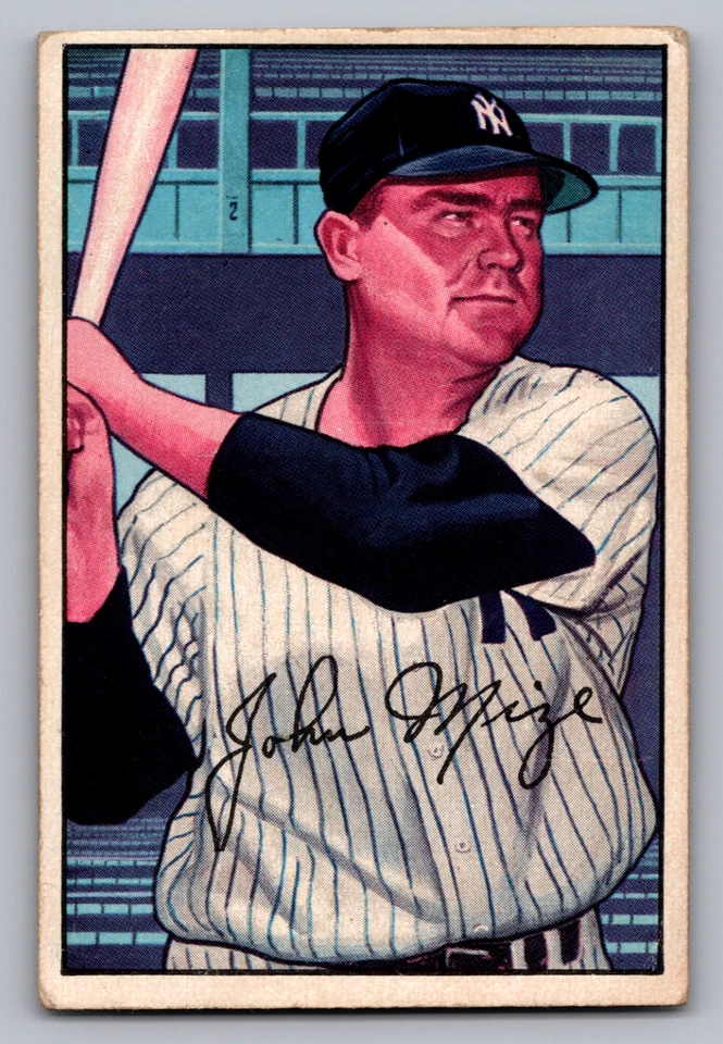 1952 BOWMAN #145 JOHNNY MIZE YANKEES - Image 1 of 3