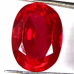 13.70 Ct Natural Imitation Ruby Oval Cut Cabochon 15x10x6 Loose Gemstone - Picture 1 of 3
