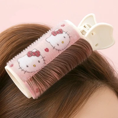 Juego de 3 pinzas para el cabello Hello Kitty volumen raíz - abrazadera de peinado tipo rollo para Corea Foto 1 de 4