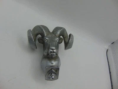 1984 - 1990 Dodge Ram Head Ramcharger Hood Ornament Mopar 3 1/4' Tall #1 - Image 1 of 4