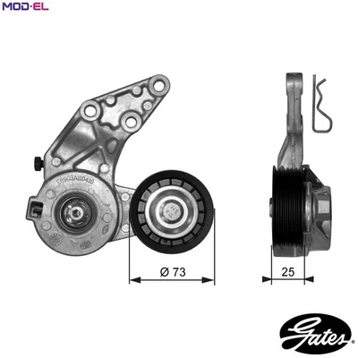 BELT TENSIONER VRIBBED BELT T39067 FOR VW CARAVELLE/KOMBI/Bus/TRANSPORTER/Mk - Image 1 of 4