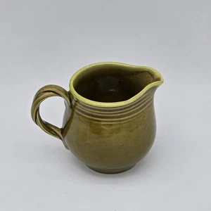 Metlox Poppytrail Blue Dahlia Creamer Green Vintage Made In USA - Picture 1 of 11