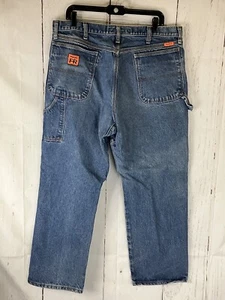 Wrangler Riggs FR Schreinerjeans Herren 38 x 30 Baumwolle feuerfest blau - Bild 1 von 13