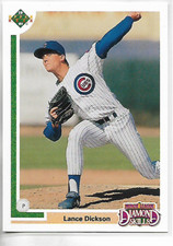 1991 Upper Deck Final Edition Lance Dickson Card