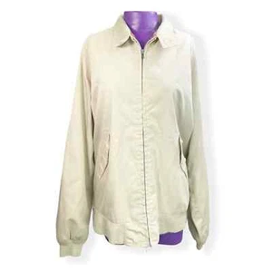 Fashioned Buy Fidelity vintage beige zip up jacket Boston made in USA - 42 long - Picture 1 of 9