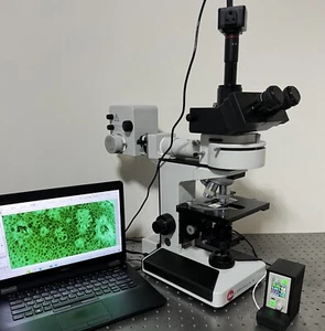 Leica Leitz Laborlux S Upgraded Broadband LED Fluorescence Microscope - Picture 1 of 15
