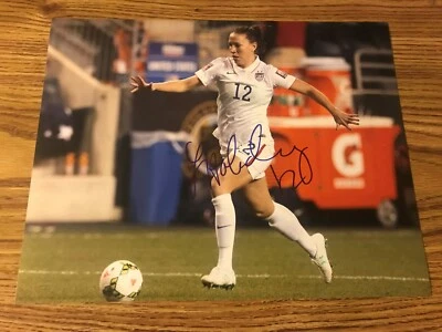 Foto autografiada de Lauren Holiday 11x14 de fútbol femenino de Estados Unidos USWNT Copa Mundial Foto 1 de 2