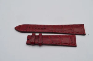 Parmigiani Leather Bracelet Leather 21MM For Buckle Clasp 16MM Braun 2 New - Picture 1 of 2