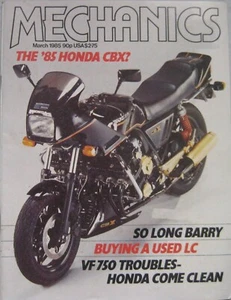 Mechanics magazine March 1985 featuring Kawasaki, Honda, Suzuki, Yamaha - Picture 1 of 2