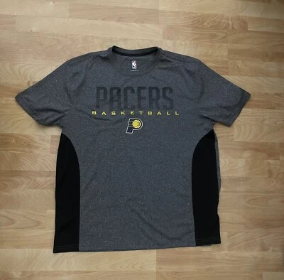 NBA UNK Indiana Pacers Men’s Polyester T-shirt Dark Heather Gray Size XL - Image 1 of 4