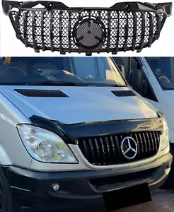 For Mercedes W906 Sprinter MK2 Front Radiator Grille 2008-2013 Pre-Facelift GT - Picture 1 of 19