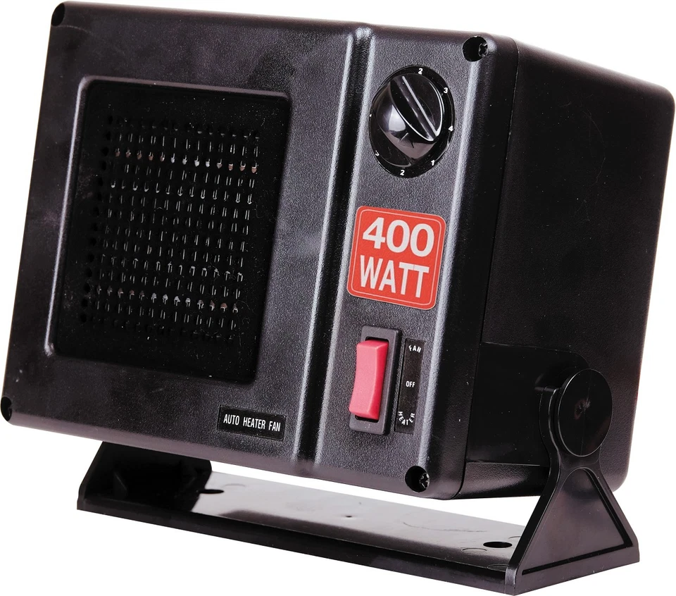 Hansen Styling Parts 12V 400W Heizlüfter - Schwarz (3145)