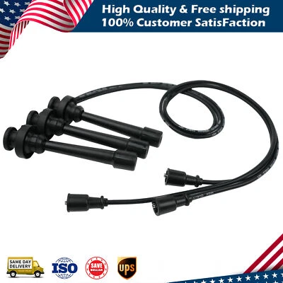 Juego de 3 cables de bujía de 5 mm para Mitsubishi Montero 2003-2006 V6 3,8 L 671-6279 Foto 1 de 4