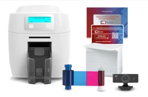Bodno Magicard Rio Pro 360 Dual Sided ID Card Printer & Complete Supplies Pack - Picture 1 of 4
