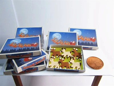 SMILETIGGERS MINIATUREN *~* Weihnachtliche Rentierkekse in dekorativer Schachtel 2 *~*