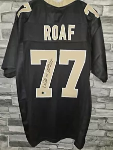 Willie Roaf #77 HOF Beckett Authentication New Orleans Saints handsigniertes Trikot - Bild 1 von 4