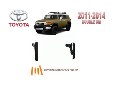 KIT DE INSTALACIÓN DE TABLERO TOYOTA FJ CRUISER 2011-2014 para estéreo de coche, con juego de herramientas Foto 1 de 2