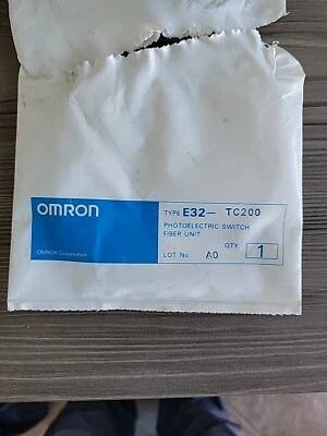 Omron E32-TC200 Photoelectric Switch Fiber Unit - Image 1 of 2