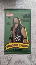 2021 Topps Heritage WWE Wrestling Sealed Trading Cards Pack 