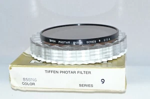 TIFFEN PHOTAR 85BN6 Series IX (9) Drop-In Filter w Case & Box USA (V1-9) - Picture 1 of 4