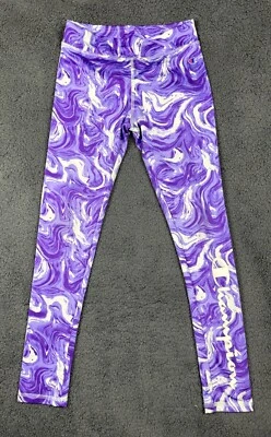 Pantalones Legging Champion Púrpura Ropa Atlética Remolino Multicolor 10/12 10 12 Niñas Foto 1 de 4