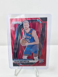 2024-25 Panini Prizm - Red Prizm /299 #154 Isaiah Hartenstein Thunder - Bild 1 von 2